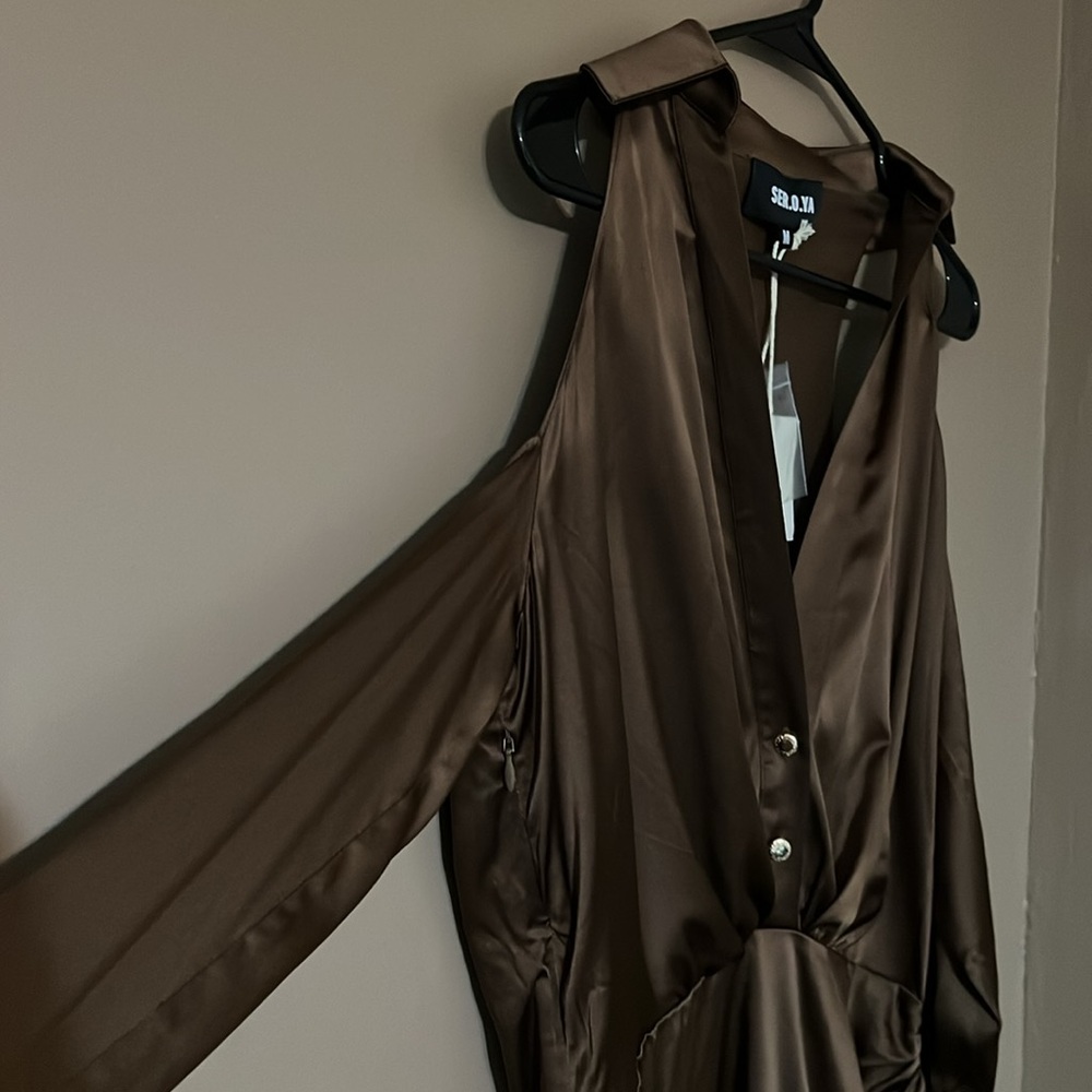 SER.O.YA - Shea Silk Dress - Size Medium - Picture 7 of 7